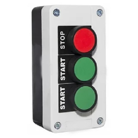 Пост управления кнопочный с функцией запуска и остановки с контрольной лампочкой SASSIN 3SA10-B376 Шкафы управления